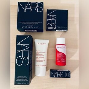 NARS and Clarins Skincare and Makeup Set